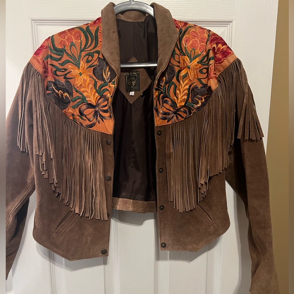 Vintage Chasser suede jacket